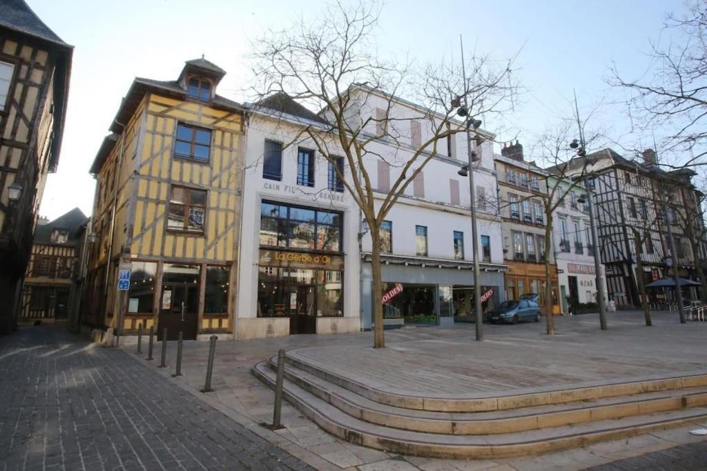 Cocoon Standing - Coeur Historique De Troyes Appartement Buitenkant foto